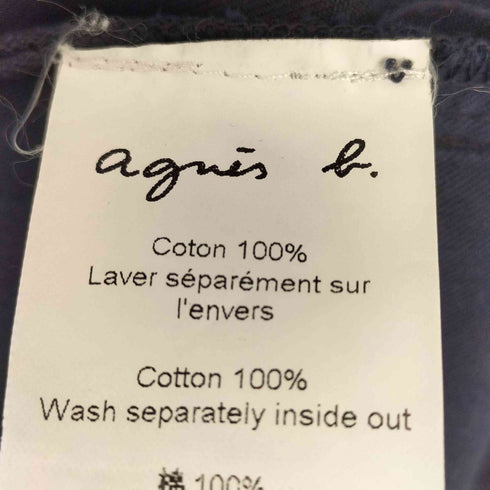 アニエスベーオム Agnes b.homme イタリア製 コットンテーパードパンツ メンズ EUR:42-44